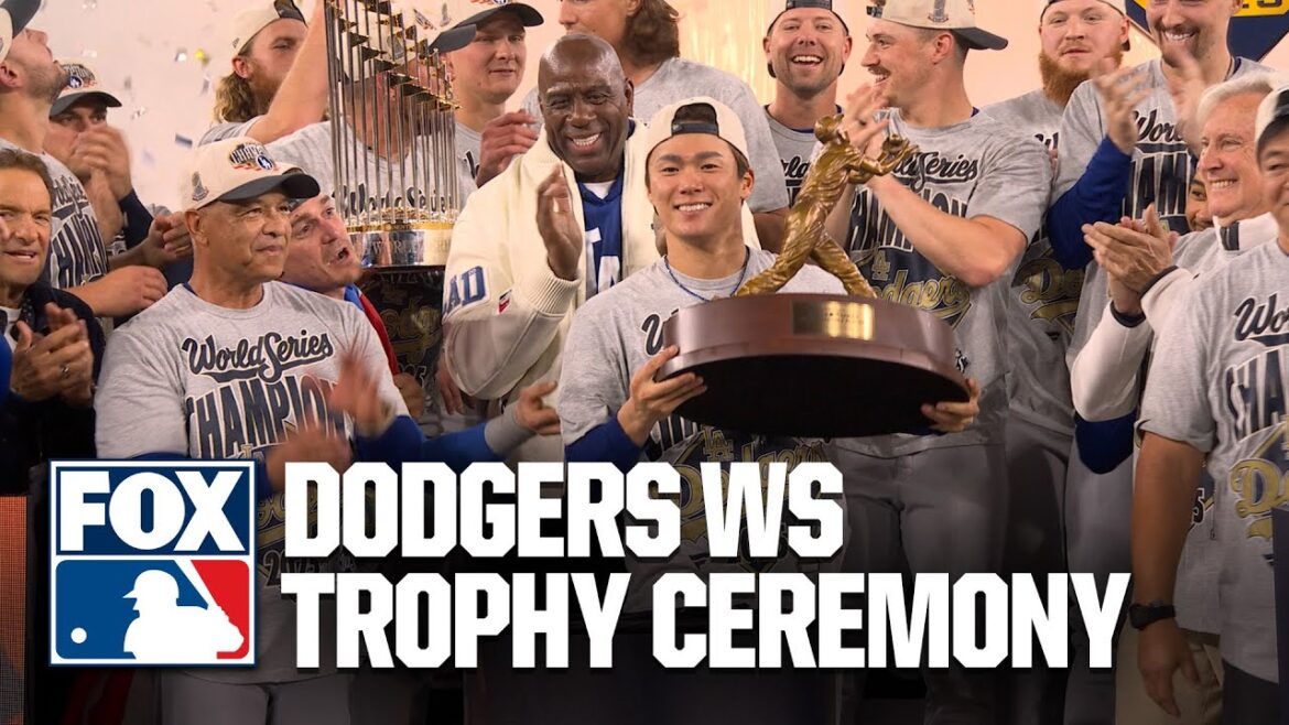 2025 Los Angeles Dodgers World Series Trophy Ceremony π Yamamoto Wins MVP π MLB on FOX 2025 Los Angeles Dodgers World Series Trophy Ceremony π Yamamoto Wins MVP π MLB on FOX