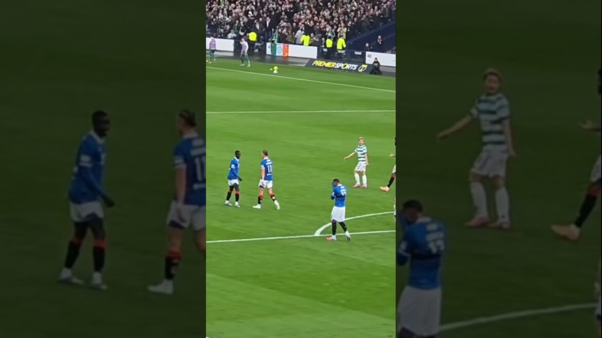 Daizen Maeda Winding Up Rangers Players 1-Nil 😂 #celtic #celticfc #rangersfc #celticrangers