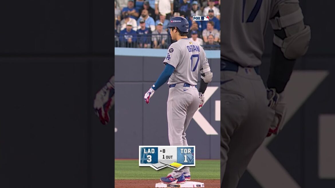 How did Ohtani hit this to the wall?! 🤯 #ohtani #shohei #Dodgers #worldseries