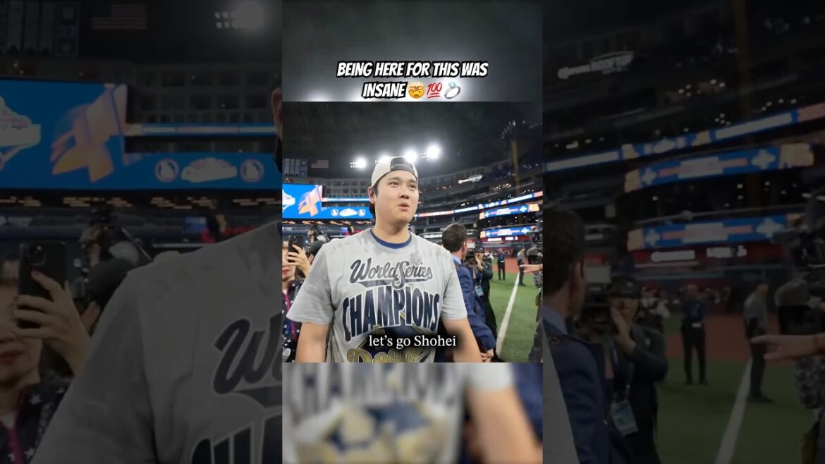 What would you say to Shohei Ohtani here? 👀💯💍#shorts