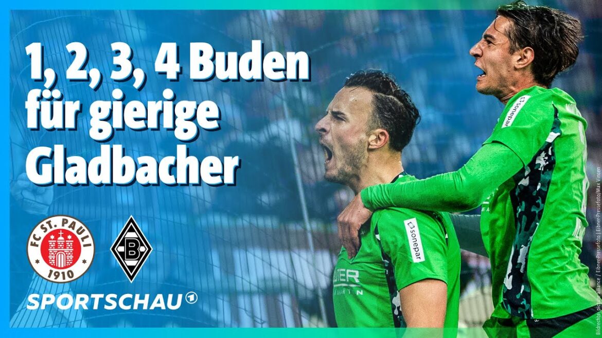 FC St. Pauli - Borussia Mönchengladbach Highlights Bundesliga, 9th matchday | Sports show football