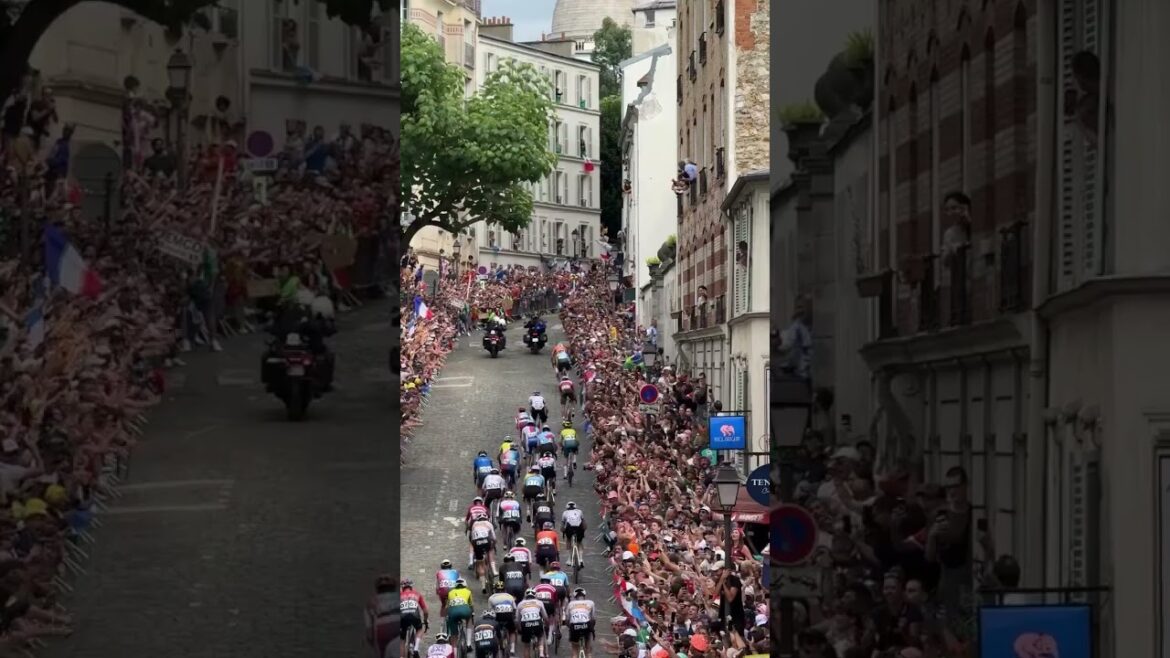 🤯Van der Poel’s MINE in Montmartre #olympics #paris2024 #olympicgames 🤯Van der Poel's MINE in Montmartre #olympics #paris2024 #olympicgames