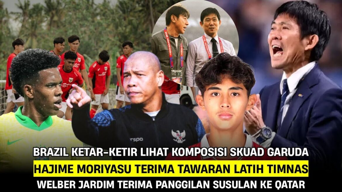 BRAZIL'S ENVIOUSLY! WELBER JARDIM ARRIVES IN QATAR - U17 NATIONAL TEAM AS A EUROPEAN TEAM - HAJIME MORIYASU MEETS