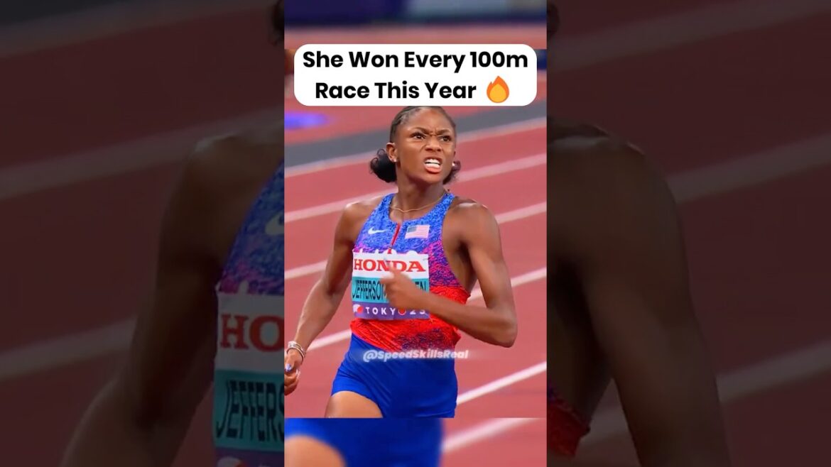 She Won Every 100m Race this Year 🔥😤