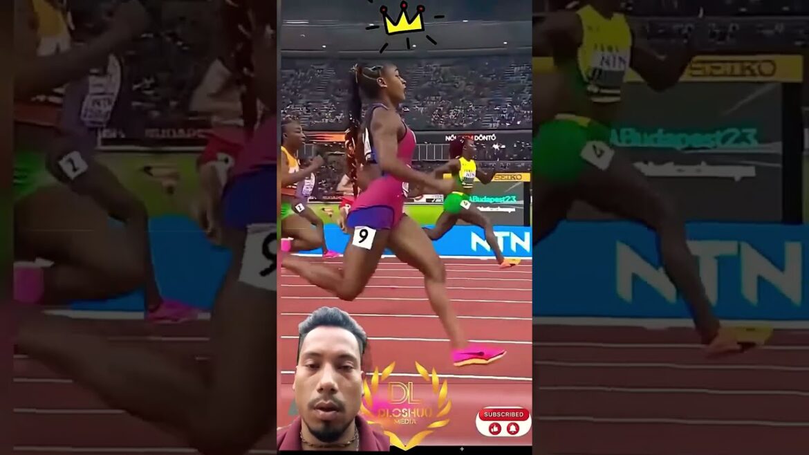 USA women's vs jamaica greatest 4×100m championship #trackandfield #olympics #athlete