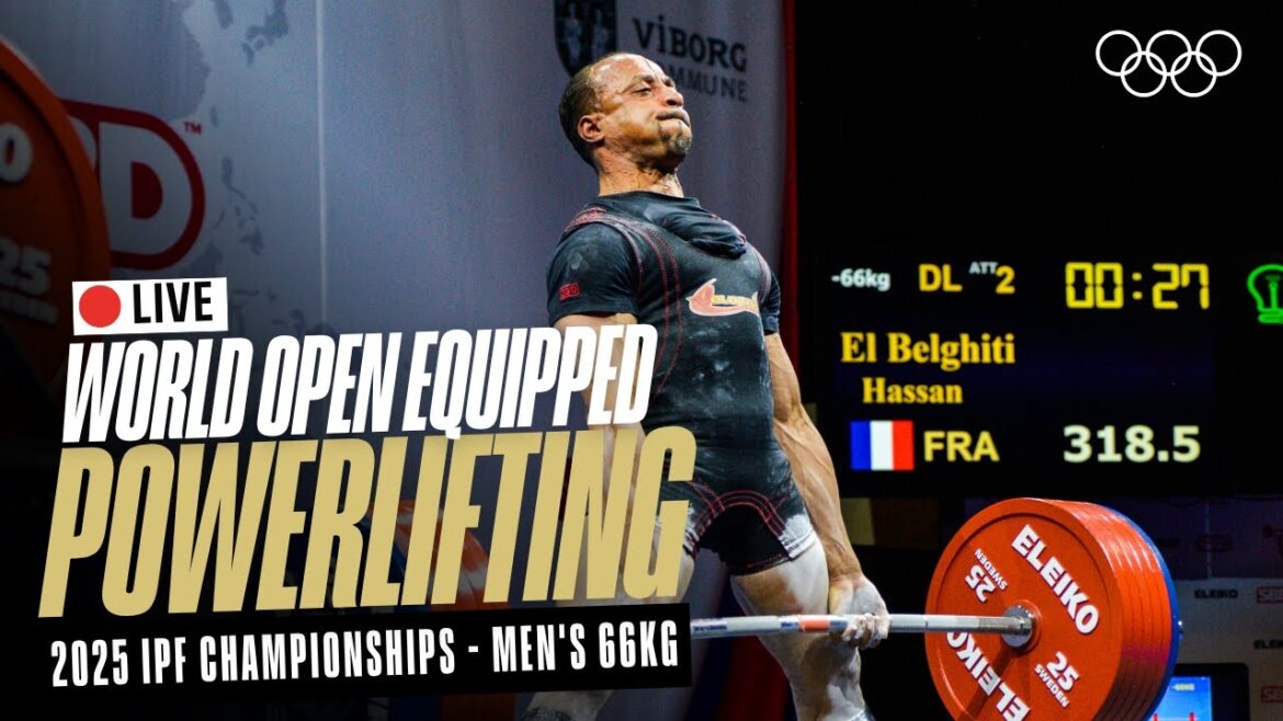 🔴 LIVE Powerlifting | Men's 66kg | 2025 IPF World Open Equipped Championships