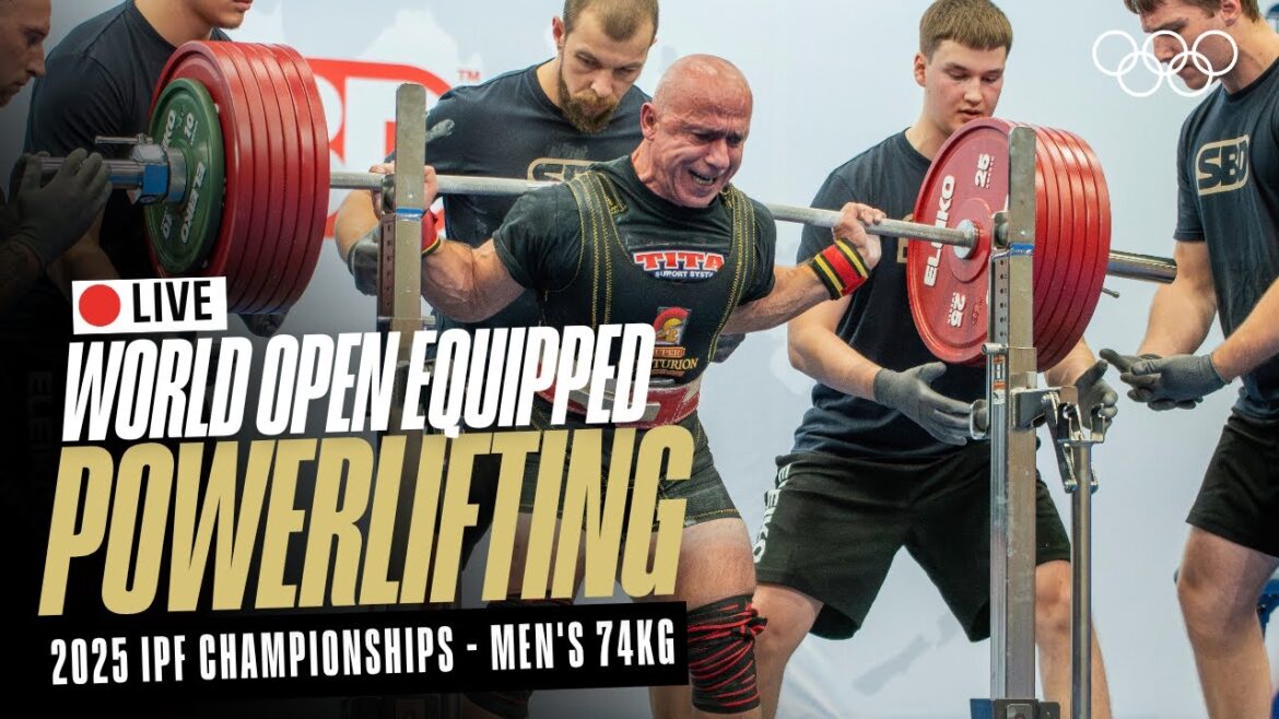 🔴 LIVE Powerlifting | Men's 74kg | 2025 IPF World Open Equipped Championships