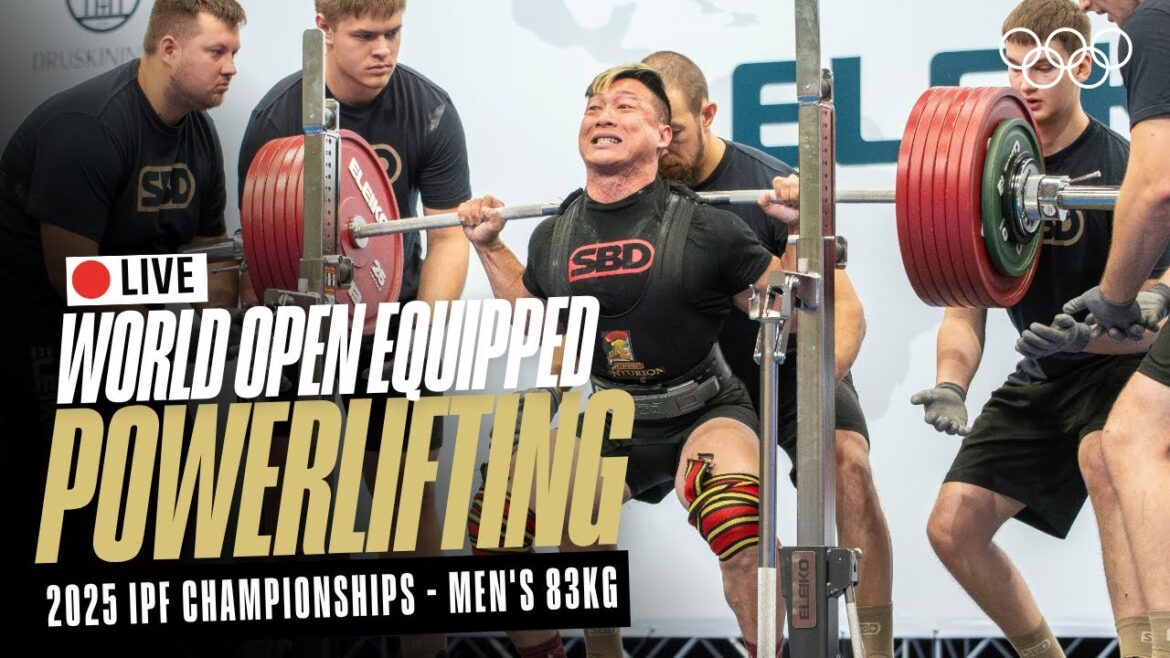 🔴 LIVE Powerlifting | Men's 83kg | 2025 IPF World Open Equipped Championships