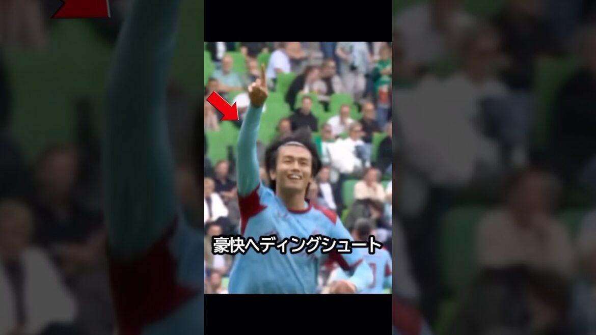 It was a blast! Kiyo Ueda made an incredible move in front of the goal and hit a powerful header! ! #soccer