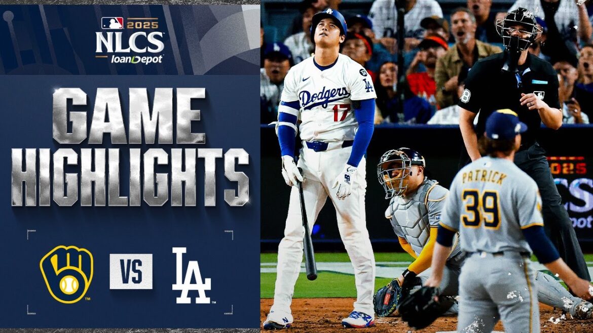 Brewers vs. Dodgers NLCS Game 4 Highlights (10/17/25) | MLB Highlights