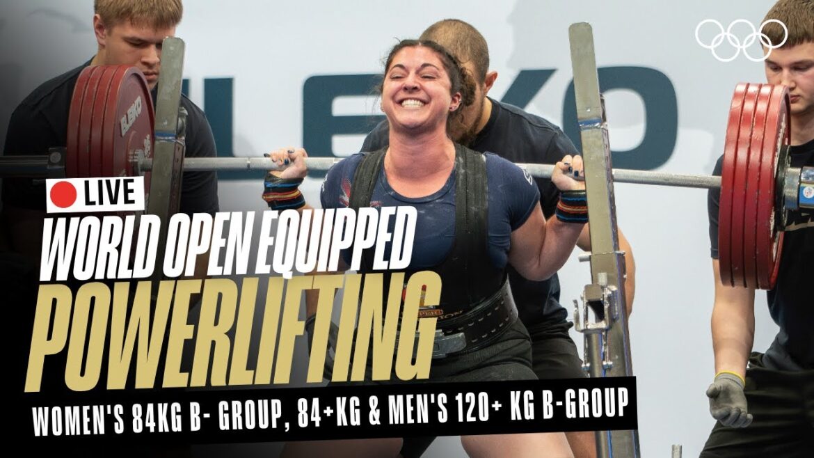 🔴LIVE Powerlifting | Women's 84kg Group B & 84+kg | Men's 120+ kg Group B | 2025 IPF World Champs