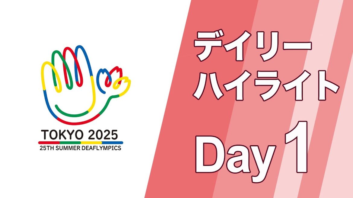 [#Tokyo 2025 Deaflympics]Daily Highlights[Day 1]