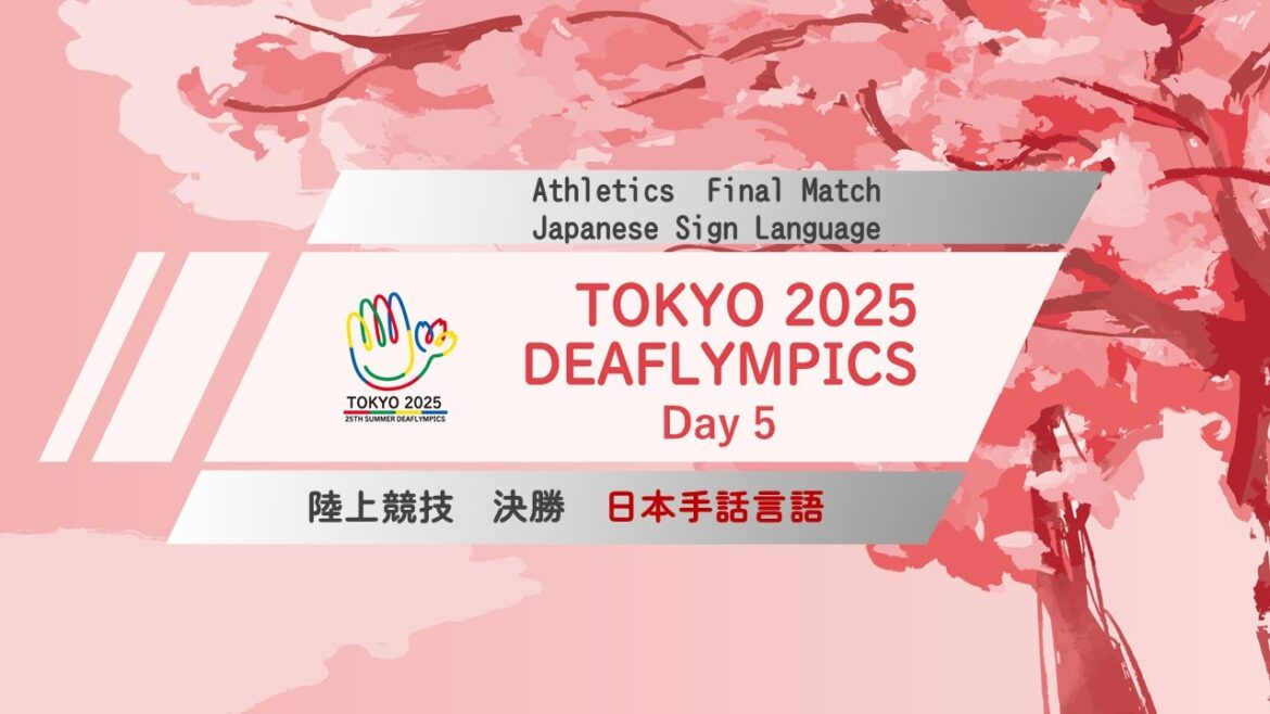 [Day 5]Athletics Japanese Sign Language[Finals]