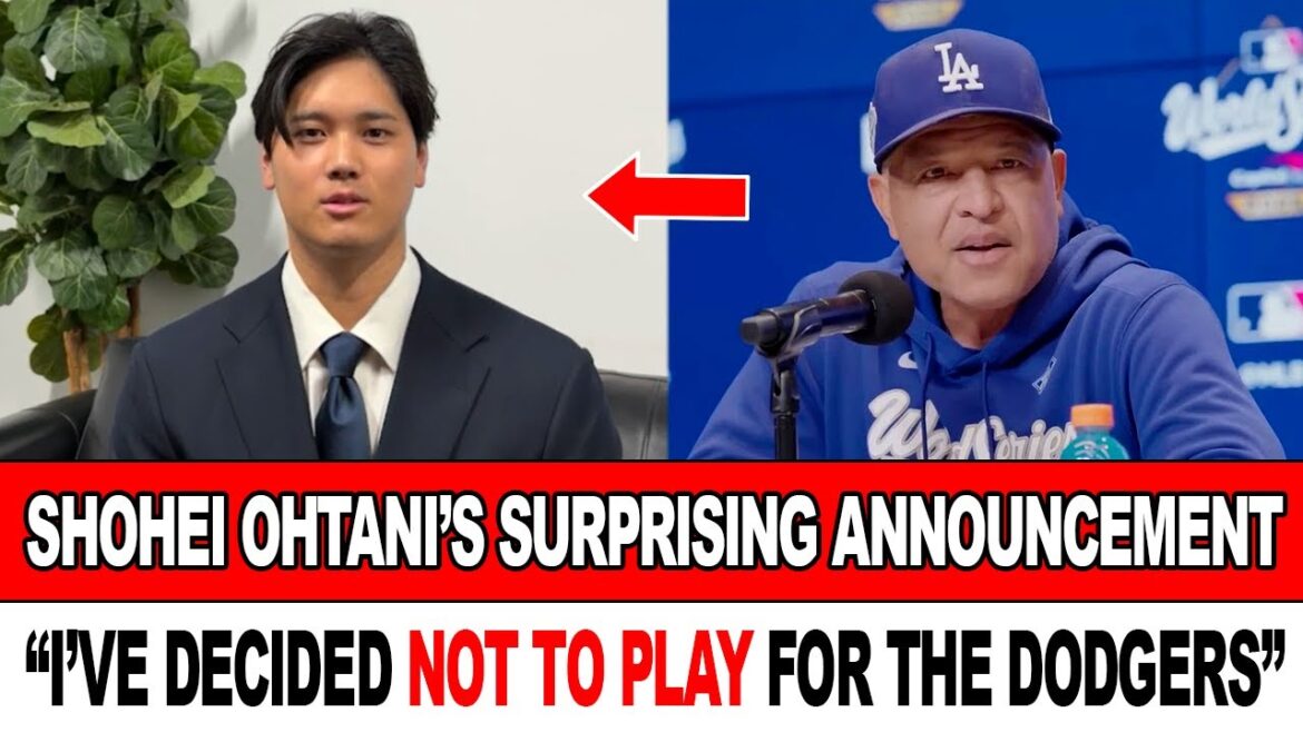 Shohei Ohtani’s Bombshell Revelation! Declines To Play For Dodgers — New Team Announced