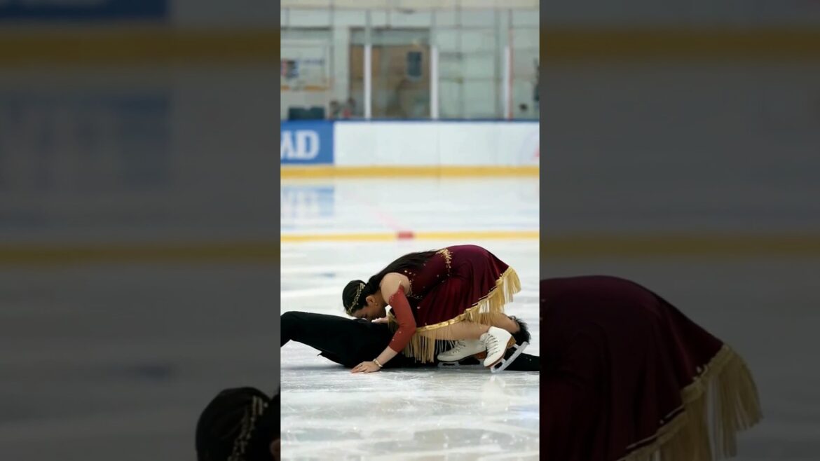 “Unwavering trust…🤍✨ Romantic lift of Olympic pairs”