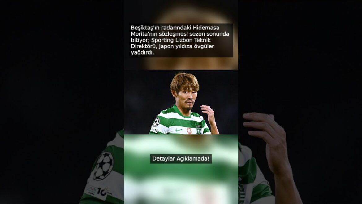 Latest Situation for Beşiktaş's Favorite Morita: His Contract is Expiring, His Coach Speaks!