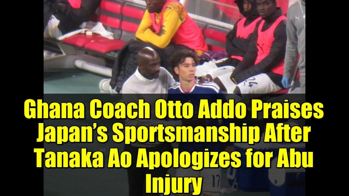 Ghana Coach Otto Addo Praises Japan’s Sportsmanship After Tanaka Ao Apologizes for Abu Injury Ghana Coach Otto Addo Praises Japan’s Sportsmanship After Tanaka Ao Apologizes for Abu Injury