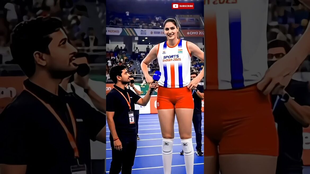 Interview Volleyball Player in Olympics 🏐 #volleyball #sports #olympics #tallgirlfriend #shorts