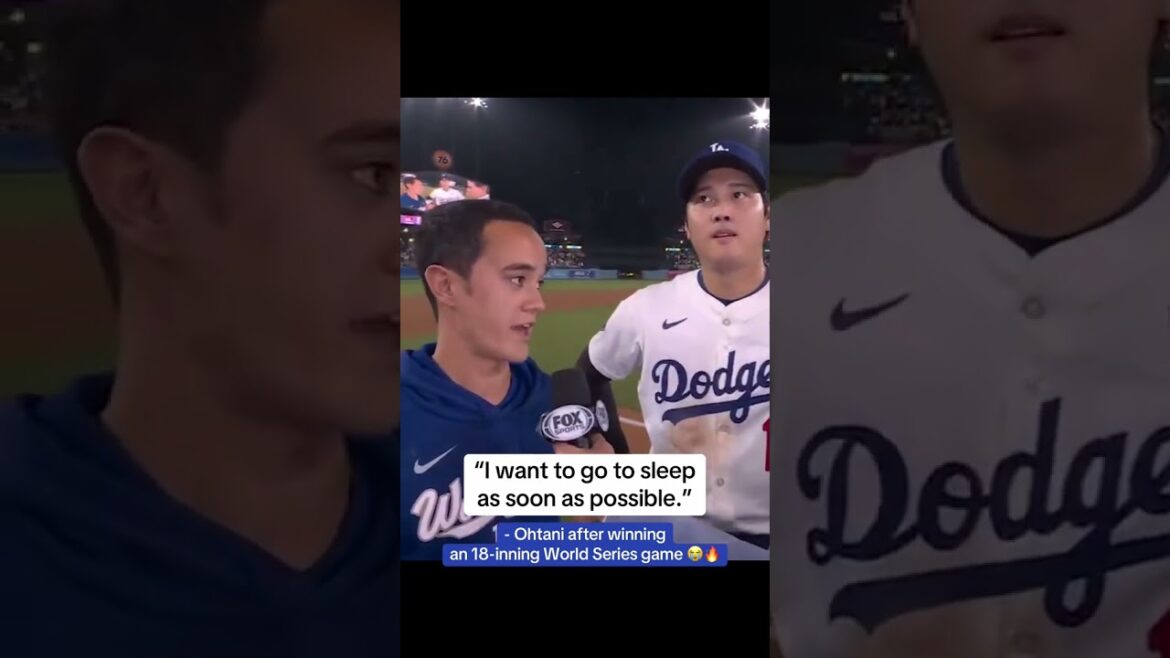 Shohei Ohtani is the starting pitcher for Game 4 in less than 24 hours 😮 Shohei Ohtani is the starting pitcher for Game 4 in less than 24 hours 😮