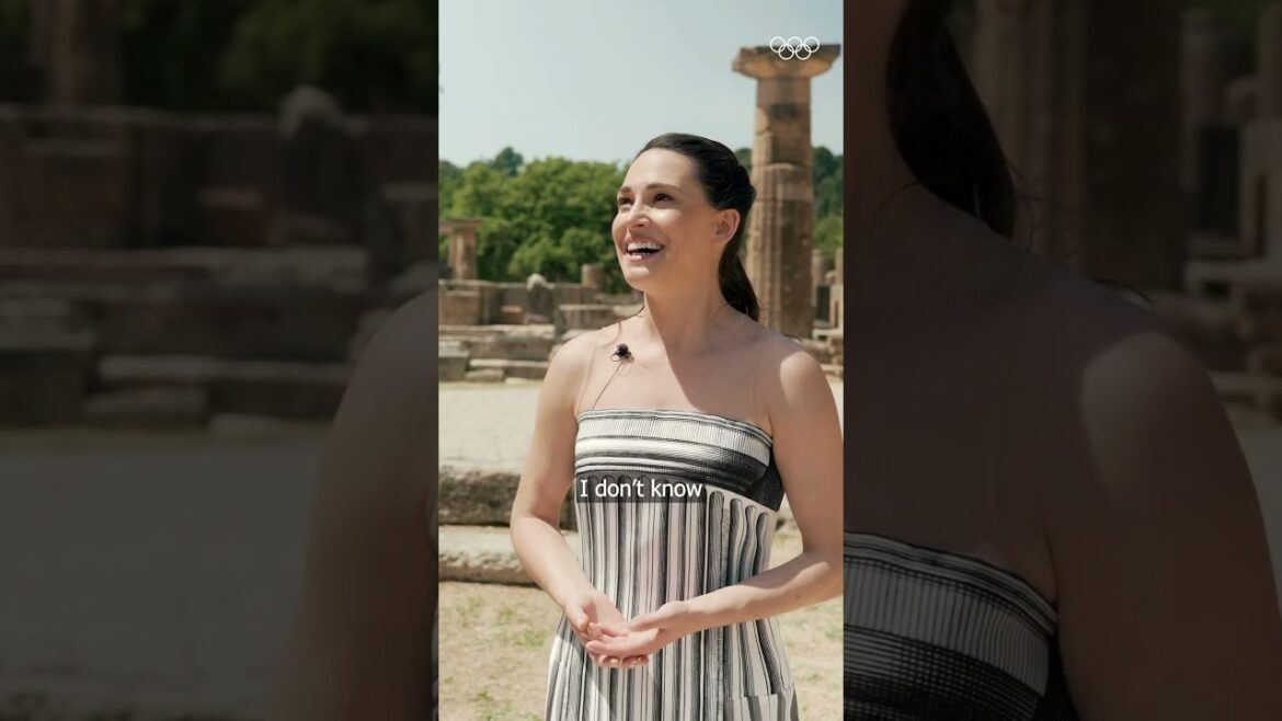 🔥 The lighting of the Olympic flame is "magical".