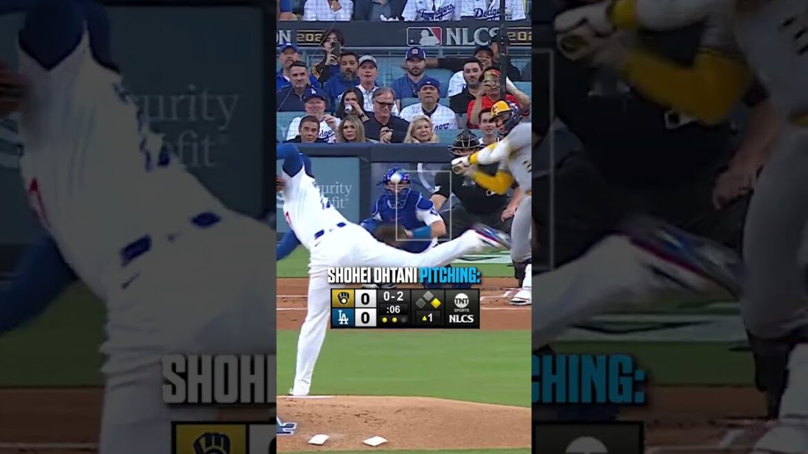 Shohei Ohtani threw 3 Ks and hit a Home Run in the 1st Inning! 👽 #ohtani #dodgers #nlcs Shohei Ohtani threw 3 Ks and hit a Home Run in the 1st Inning! 👽 #ohtani #dodgers #nlcs