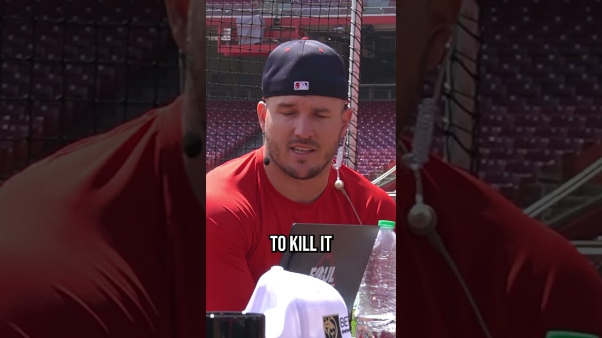 Mike Trout says he keeps in touch with Ohtani and is excited for him 🥹 #mlb #dodgers #shoheiohtani