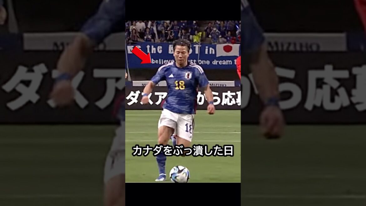 It's too fast! The day Takuma Asano completely shut down Canada and crushed them! ! #soccer