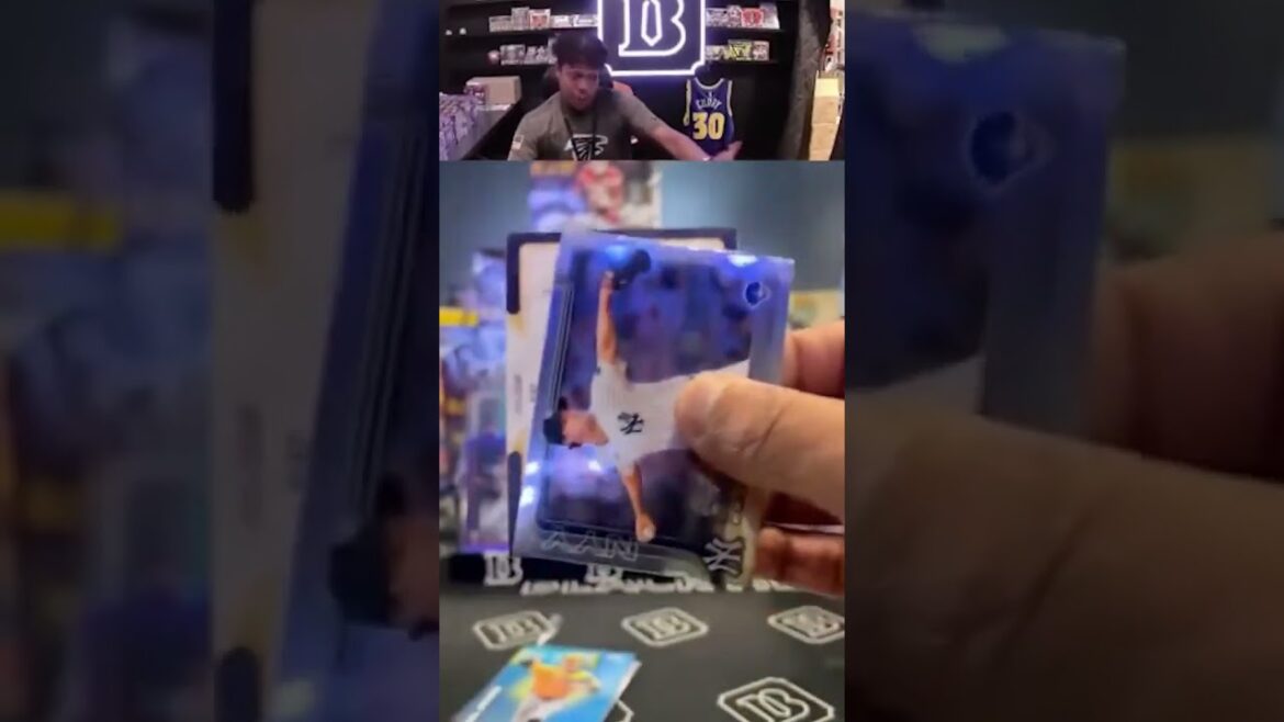 HE FOUND A SHOHEI OHTANI GOLD LOGOMAN CARD 🤯