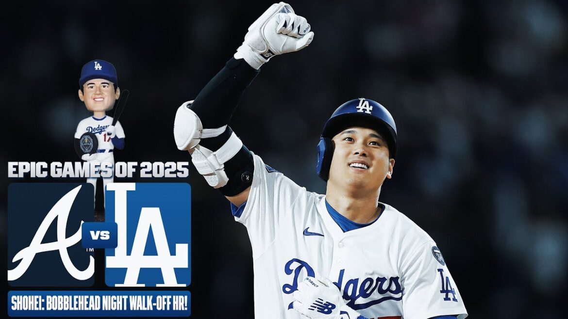 FULL GAME: Shohei Ohtani hits a walk-off home run on his bobblehead night! (Braves vs. Dodgers) FULL GAME: Shohei Ohtani hits a walk-off home run on his bobblehead night! (Braves vs. Dodgers)