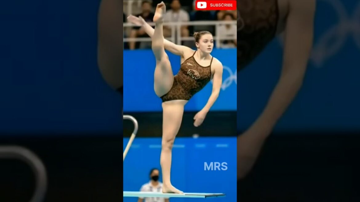 Perfect Balance & Power | Olympic Diving Moment 🏊‍♀️✨#olympics #divine #ai #shorts