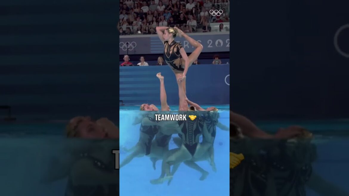 So much power below and above the surface!🤩 #Olympics