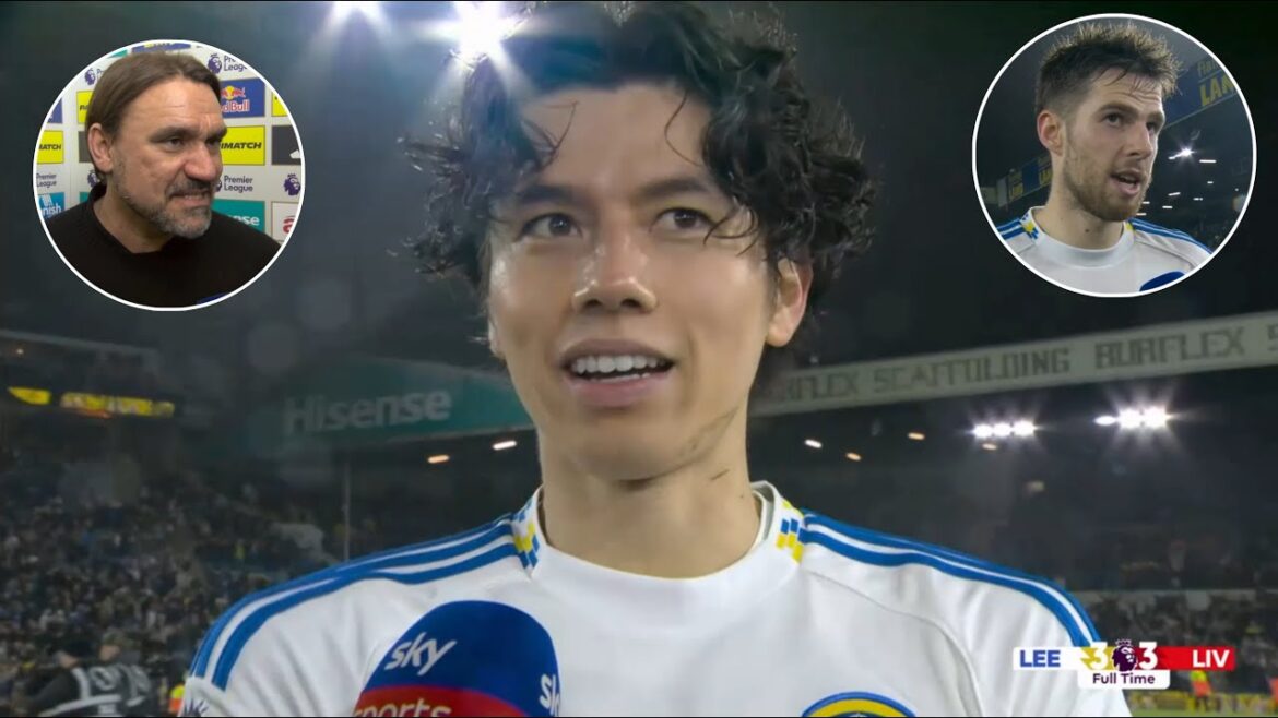 Leeds United 3-3 Liverpool | Ao Tanaka Post Match Interview