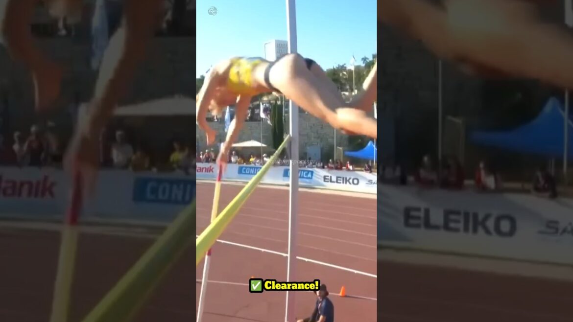✨🎯Sara Winberg Stays Perfect: Another Easy First Attempt Clearance at 4.05m | U20 Jerusalem 2023