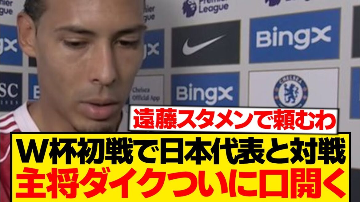 Van Dijk: ``We'll play against me in the World Cup...''