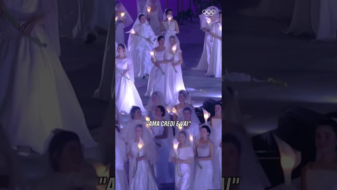 Andrea Bocelli singing “Because We Believe (Ama Credi E Vai),” at #Torino2006