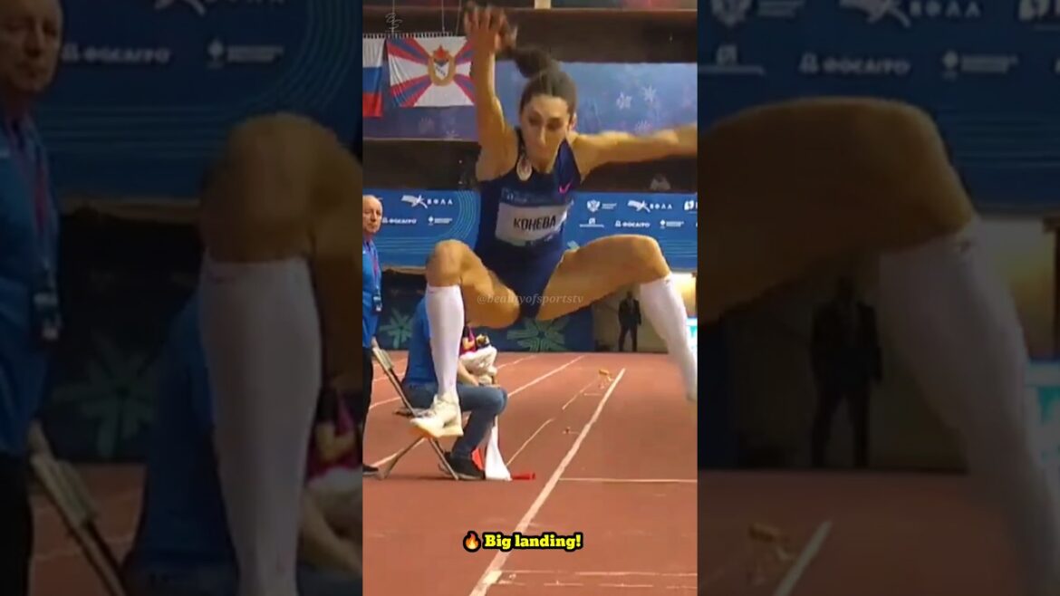 🔥👑Ekaterina Koneva Delivers 14.09m on Final Jump | Snow Queen Final 2025