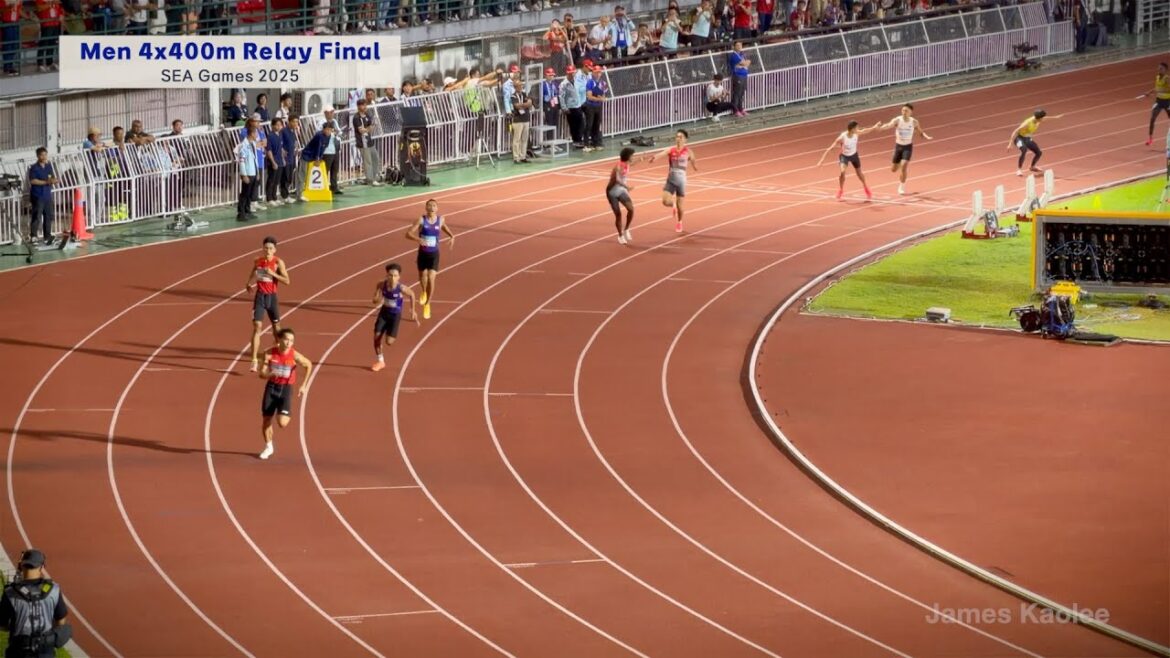 [SEA Games 2025] Athletics - Men's 4x400m Relay Final Gold Medal Match