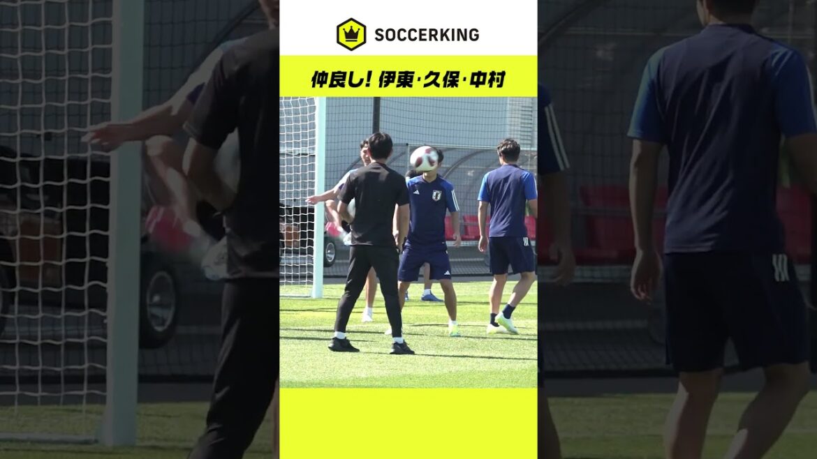 Good friends! #Junya Ito #Takefusa Kubo #Keito Nakamura #SAMURAIBLUE