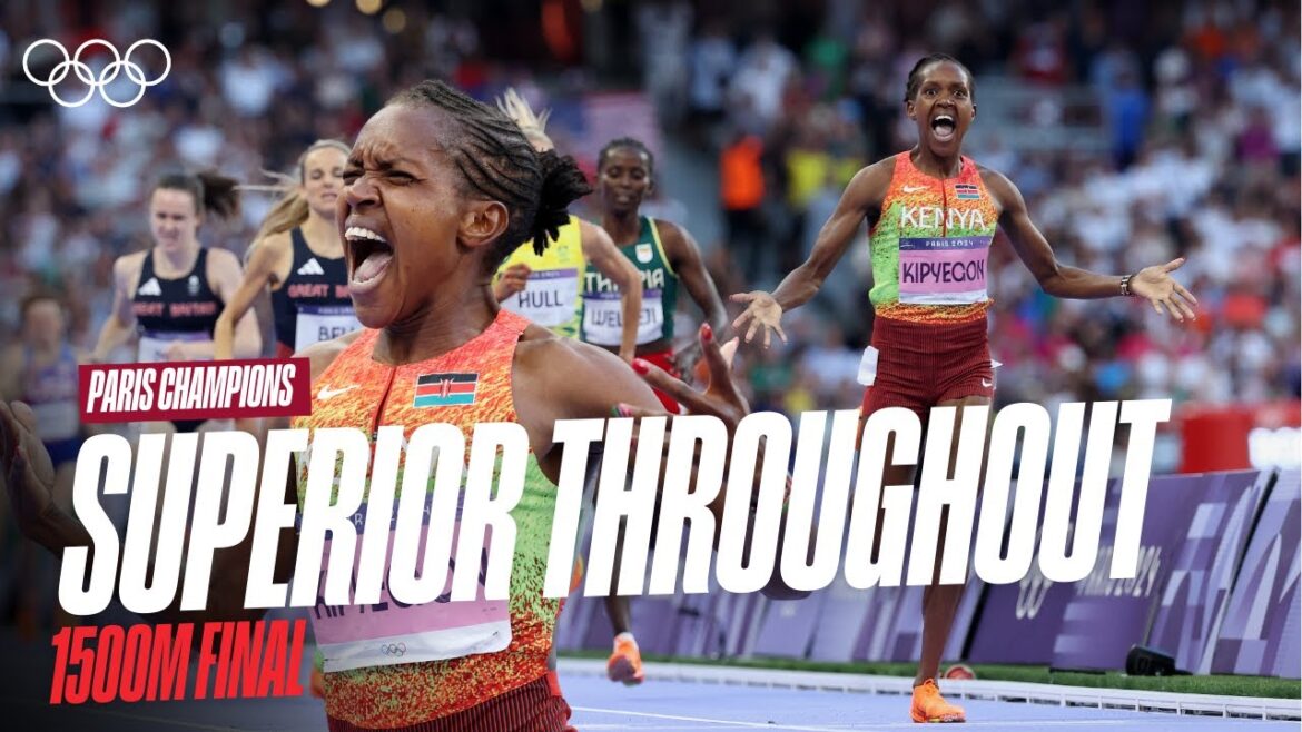 GOLDEN HAT TRICK COMPLETE! 🔥 | Women’s 1500m final | Paris 2024 GOLDEN HAT TRICK COMPLETE! 🔥 | Women's 1500m final | Paris 2024