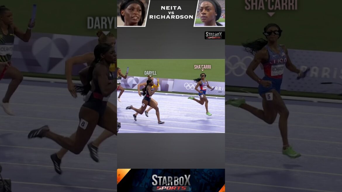 Sha’Carri Richardson vs Daryll Neita | Sprint Rivalry #athlete #shorts #sports
