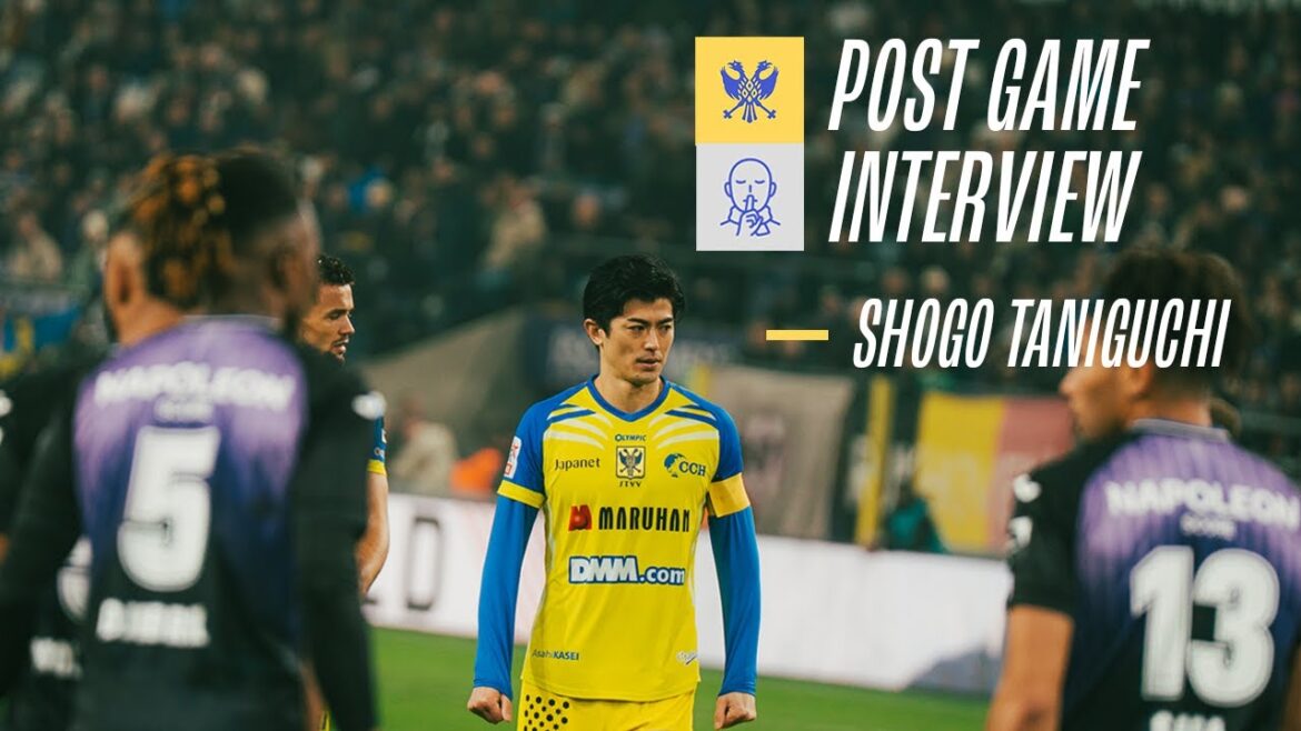 [Sint-Truiden]The winning streak ends at 5... Captain Shogo Taniguchi's post-match interview