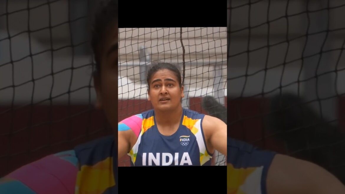 🔥🔥Discus throw in the Olympic Games. shorts video