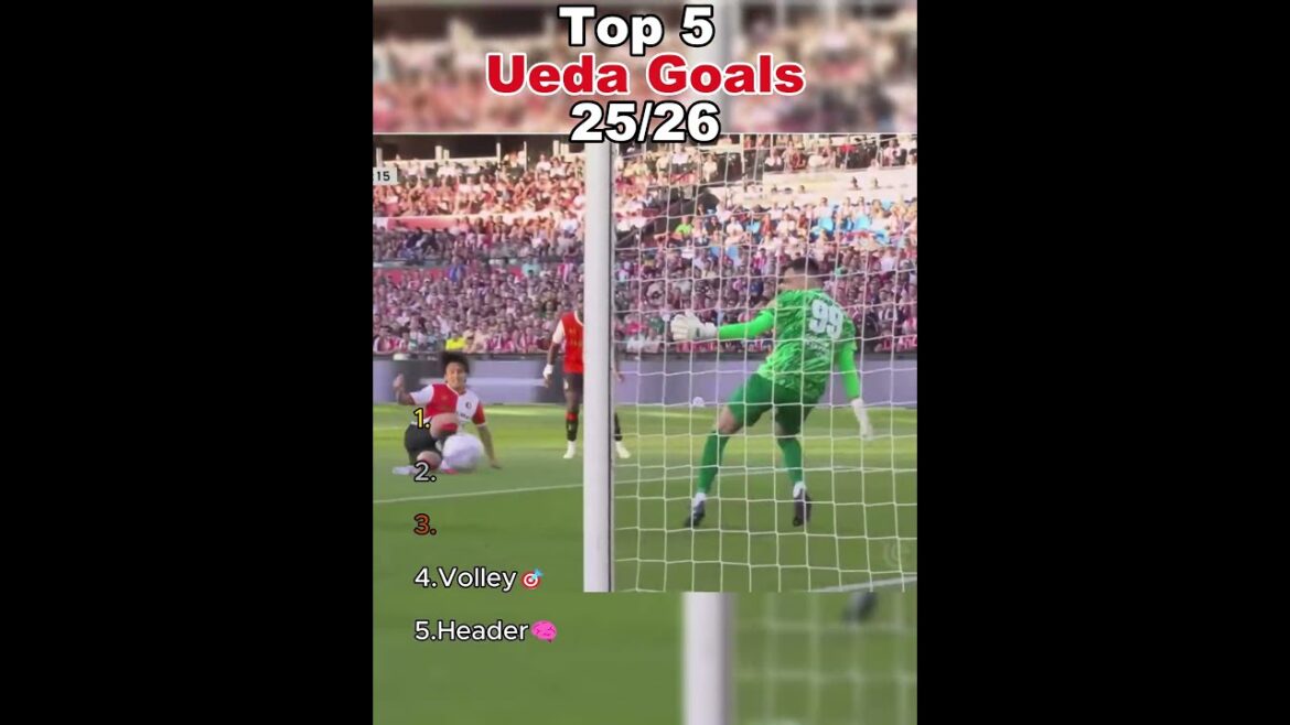 Top 5 UEDA Goals in 25/26 season so far! #ueda #feyenoord