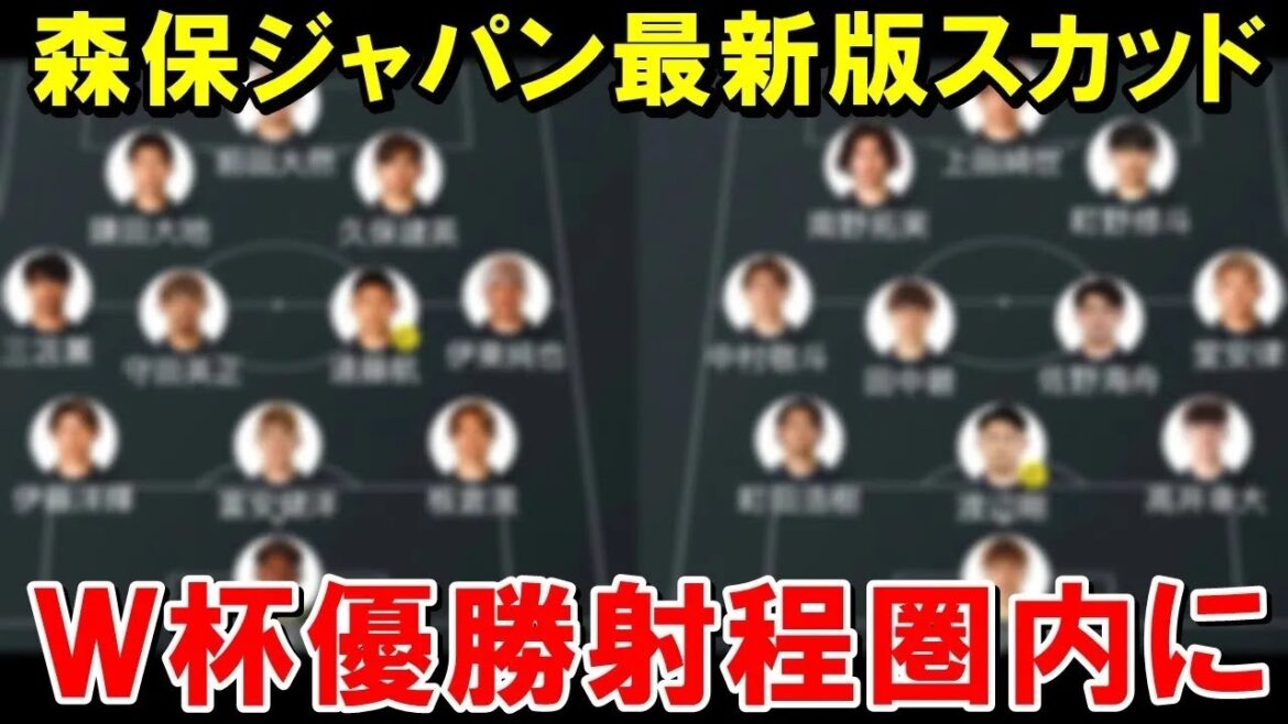 Moriyasu Japan's latest squad finally has a lineup that can aim for the World Cup championship[Overseas reaction/Japan national soccer team]