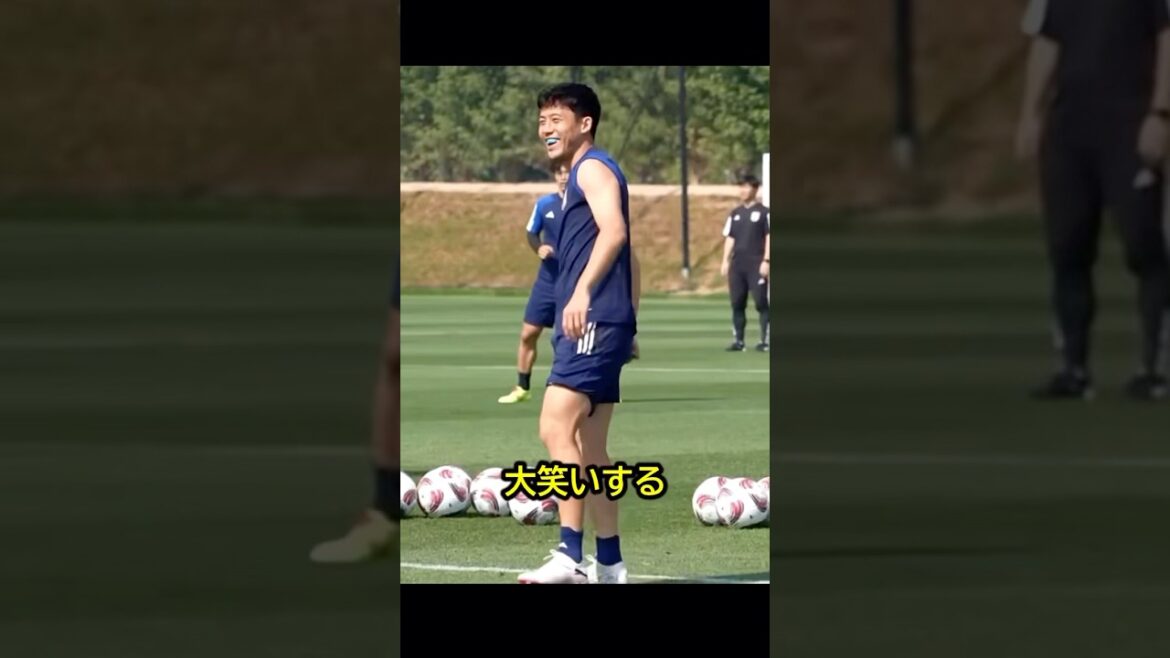 Japan's proud midfielder Wataru Endo #soccer