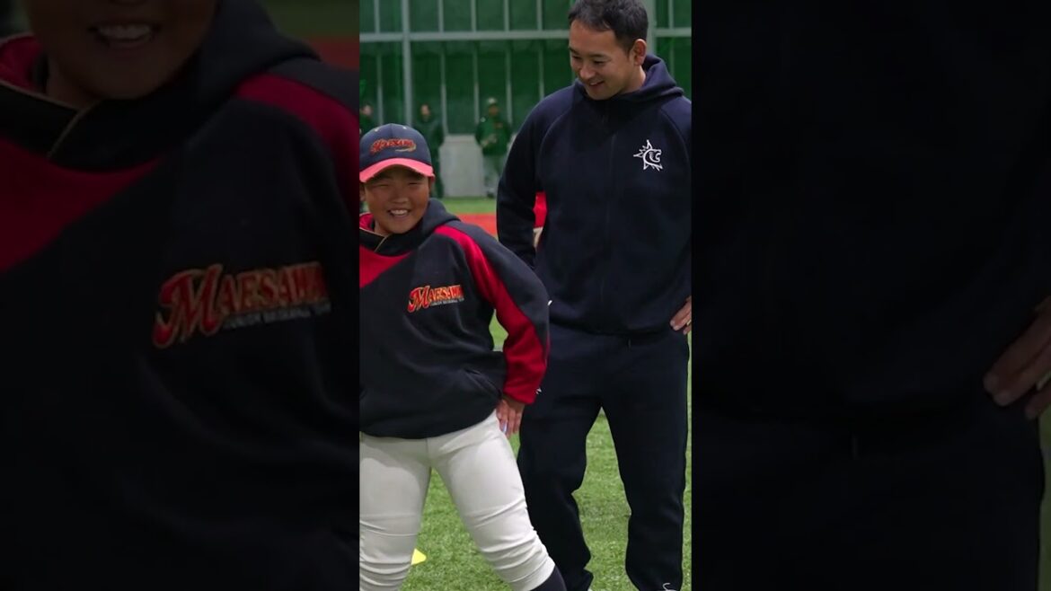 [Yusei Kikuchi]Baseball lesson sponsored by KOH held on December 14th[KOH]