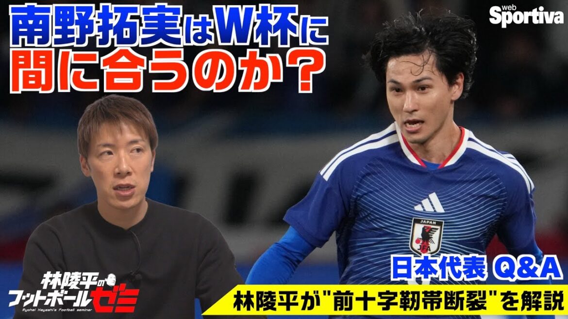 [Japan National Soccer National Team Q&A]Will Takumi Minamino be ready in time for the World Cup? Ryohei Hayashi will answer your questions! Ryohei Hayashi's Football Seminar #84