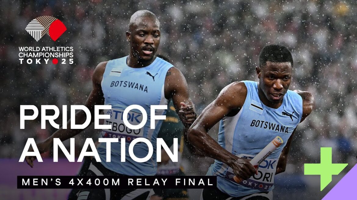 Letsile Tebogo and Botswana defy MASSIVE RAINSTORM to make relay history | Top Performance Day 9 Letsile Tebogo and Botswana defy MASSIVE RAINSTORM to make relay history | Top Performance Day 9