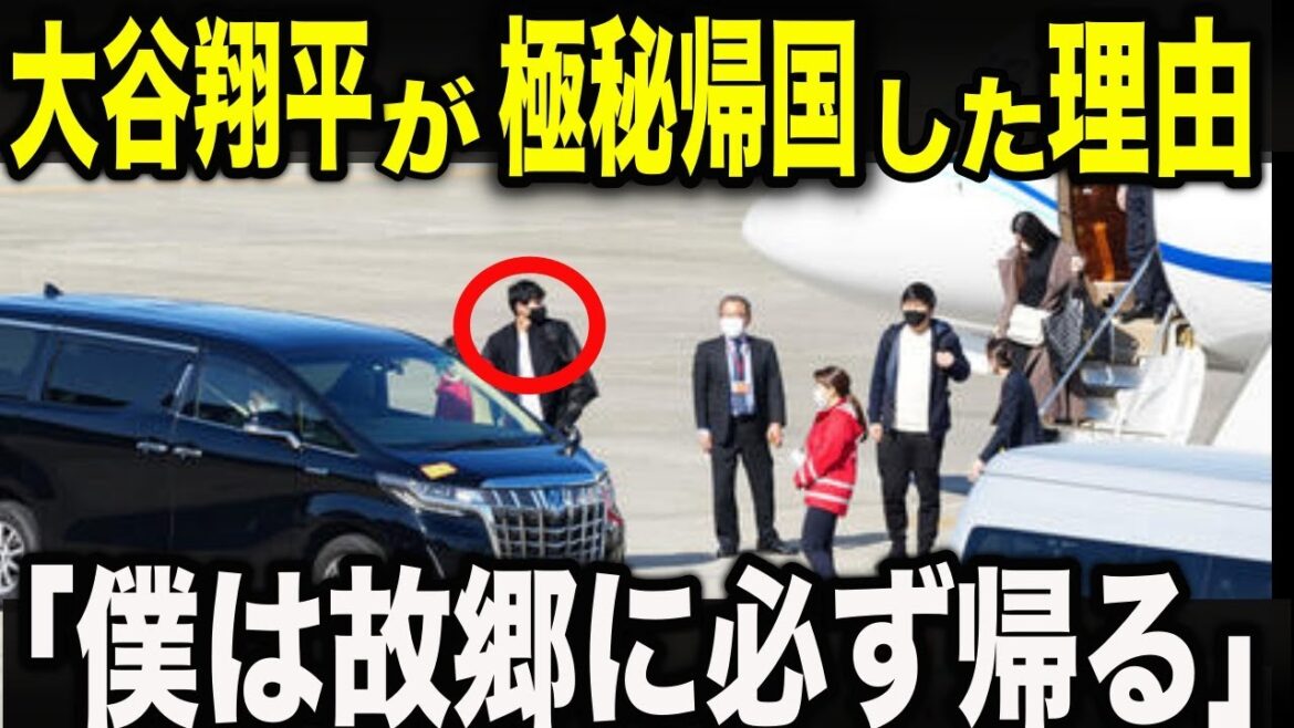 Where did Shohei Otani go on his emergency return? I am moved by the reason why he returns to his hometown no matter how busy he is!! What is Shohei Otani's new determination and the human nature of never forgetting his love for his hometown even if he earns 100 billion yen?