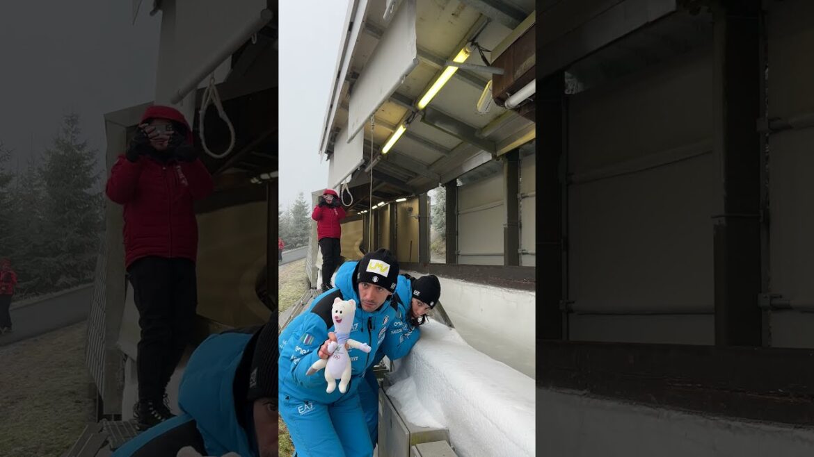 Showing Tina around #ibsfsliding #winterolympics #milanocortina2026 #olympicgames